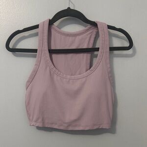 All in Motion Ribbed Tank Top - Light Purple